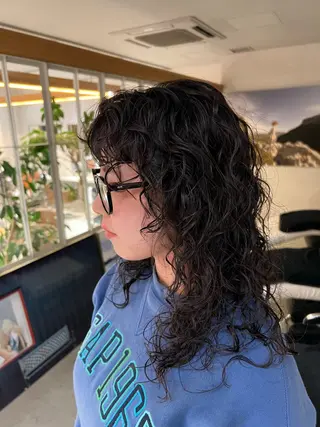 ミディアム パーマ ﾕｳﾅ/ パーマ🐰のヘアスタイル