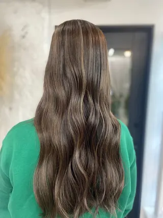 ロング カラー ハイトーン/ダブル カラー/akihoのヘアスタイル