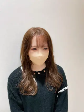 セミロング カラー 山本瑞己 （ヤマモトミズキ）のヘアスタイル