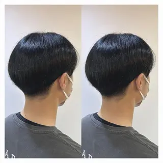 カラー メンズ 🖤kana/艶髪/ 韓国風暗髪カラー🖤のヘアスタイル