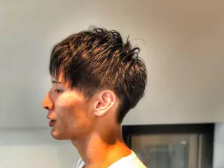 ショート カラー パーマ メンズ 美髪矯正 Rioのヘアスタイル