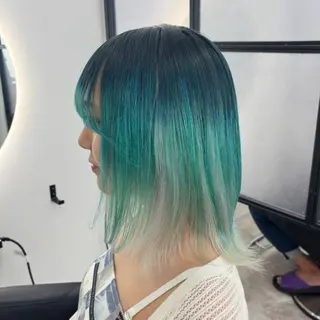 ミディアム カラー Ren. 🦋デザインカラーのヘアスタイル