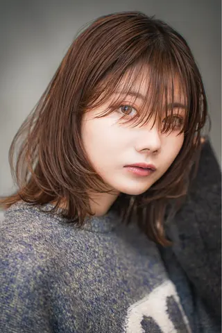 ミディアム カラー MINX似合わせボブ 髪質改善/岩城槙乃介のヘアスタイル