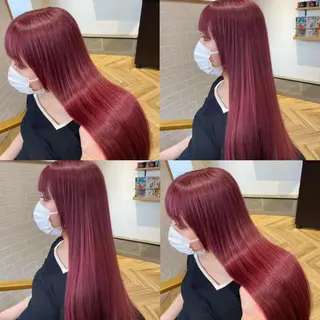 ロング カラー 艶カラー/韓国顔周り 🎀mamiのヘアスタイル