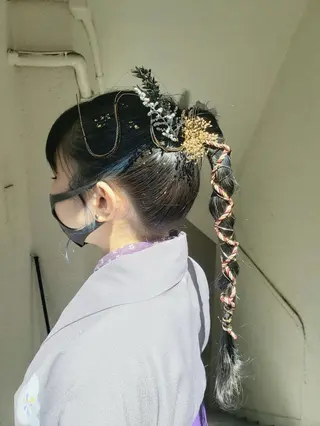 ヘアアレンジ 🇰🇷透明感×ハイ トーン🌟tomoのヘアスタイル