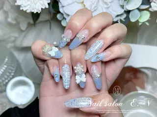ネイル E.N🦋 長さ出し/持ち込みのネイルデザイン