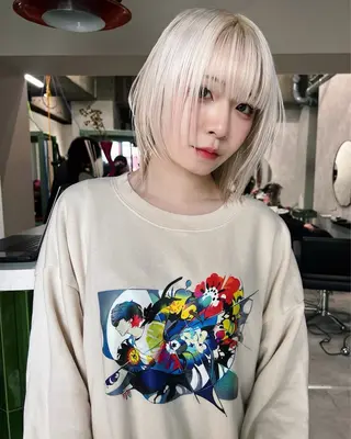 ショート カラー 🧡色落ちまで2度綺 麗なカラー🧡ヨシキのヘアスタイル