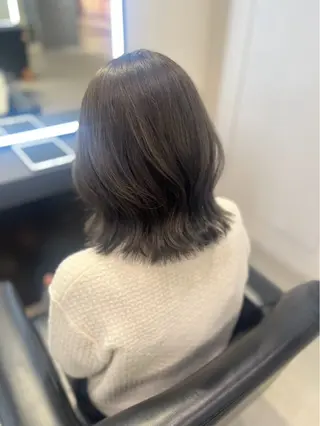 ミディアム 【本陣】カット モデル/朝岡 慧のヘアスタイル