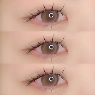 マツエク・マツパ 肌に馴染むハイトーン /ミルクティーカラーのヘアスタイル