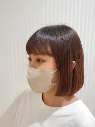 ミディアム 社内カット講師・店長 菅原賢一のヘアスタイル