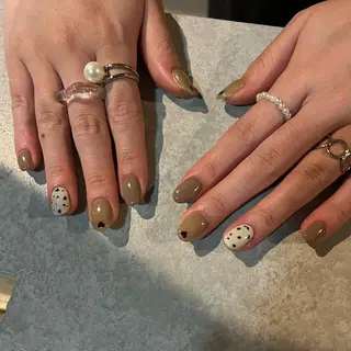 ネイル 🤎Two ERI🤎のネイルデザイン