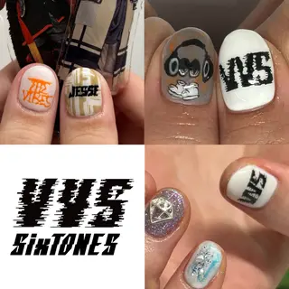 ネイル プライベートネイルサロンone nail所属・one nail 【推し/概念ネイル】のネイルデザイン