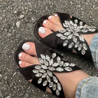 ロング カラー ヘアアレンジ キッズ ネイル マツエク・マツパ アイブロウ 福田 加奈のネイルデザイン