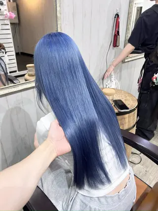 ロング カラー 艶髪/ハイトーン特化 店長/SHOHEIのヘアスタイル