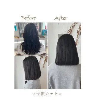 ミディアム パーマ 美容室 ソンリエのヘアスタイル