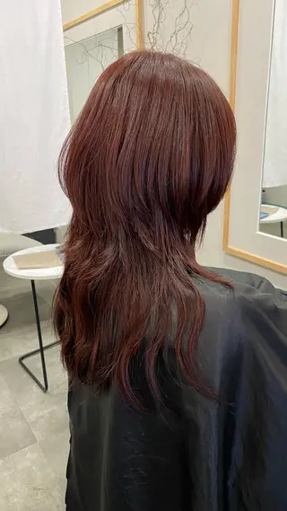 ロング 【coco.】hair所属・カジカワサキ/髪質 改善/クロスパーマのヘアスタイル