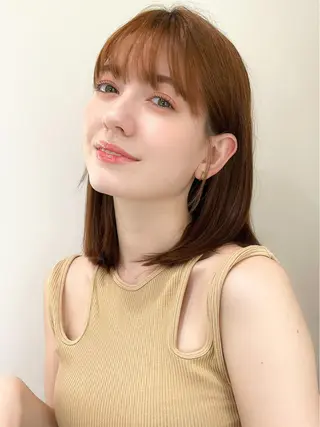 ミディアム カラー ✨髪質改善特化✨ kyousukeのヘアスタイル