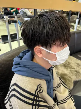 パーマ メンズ メンズカット松戸/韓 国/メンズパーマ航太のヘアスタイル