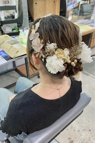 ロング ヘアアレンジ 菊地 紗矢のヘアスタイル
