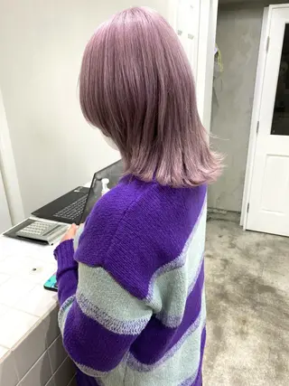 ミディアム カラー ヘアアレンジ メンズ ササキカズマ〻透明感 〻色落ち〻赤み消しのヘアスタイル