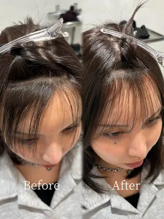 ミディアム パーマ 【お洒落パーマ】 Elme　肥塚康汰郎のヘアスタイル