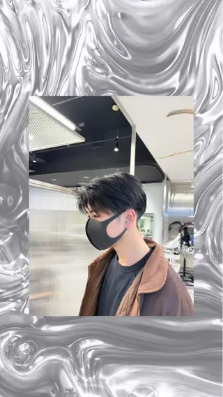 メンズ 🩵yuribou ／カラー／ボブ🩵のヘアスタイル