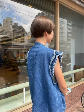 ショート カラー 髪質改善/Bloss om🌷高橋沙衣のヘアスタイル