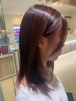 カラー 田中 陵のヘアスタイル