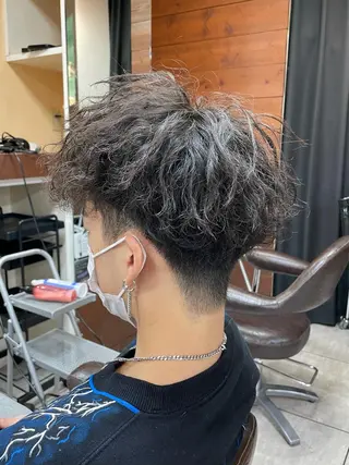 ショート パーマ メンズ 似合わせ/前髪カット /店長   村上直也のヘアスタイル