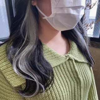 セミロング 韓国レイヤー/透明感 カラー🦋mioのヘアスタイル