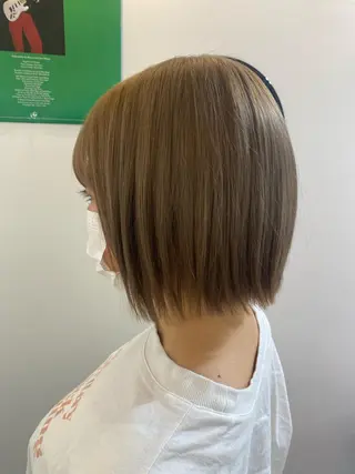ミディアム aoi ♡グレージュ ・ベージュカラーのヘアスタイル