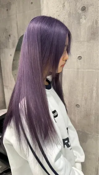 ロング カラー ハイトーン/ゆるふわ 🎨𖥔ׁTOMO♡のヘアスタイル