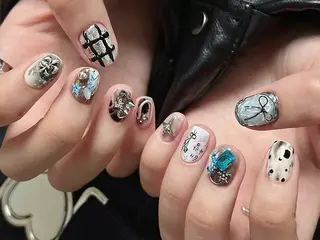 メンズ ネイル DarkHoney 池袋店のネイルデザイン