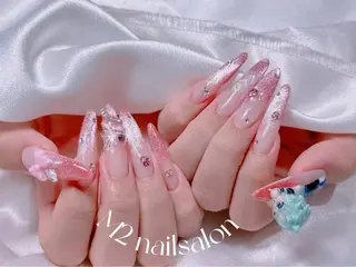 ネイル 長さだし専門店 M2　rikaのネイルデザイン