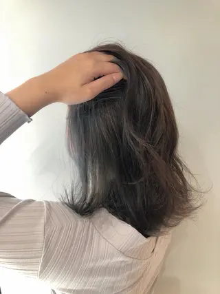 ミディアム カラー 女性リピ90%🍨 🩷佐藤みずきのヘアスタイル