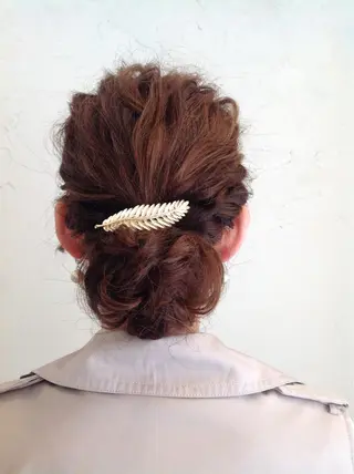 ロング ヘアアレンジ LoRE hair 四条河原町　西尾友里のヘアスタイル