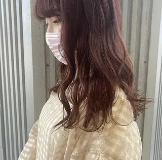 ロング カラー パーマ ヘアアレンジ メンズ キッズ ネイル マツエク・マツパ 髪質改善🫧ベージュ 椙山 響のヘアスタイル