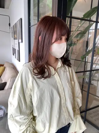 ミディアム LUVISM 神田こころのヘアスタイル