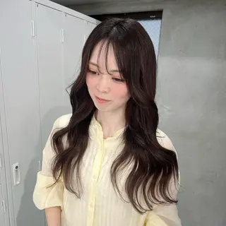 ロング りおな/エクステ /ミルクティーカラーのヘアスタイル