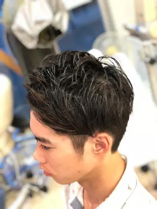 ショート メンズ 吉村 周馬のヘアスタイル