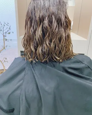 パーマ ボブパーマコテ巻き風 パーマNo1深江秀平のヘアスタイル