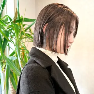 ショート レイヤー/艶カラー/ セット/SAKURAのヘアスタイル