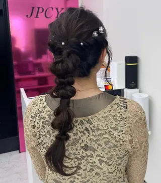 ヘアアレンジ JPCY MIRIYAのヘアスタイル