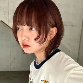 ショート 松本優香/ボブ/ダ ブルカラー/髪質改善のヘアスタイル