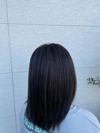 セミロング カラー clocca所属・鵜飼 真伍のヘアスタイル