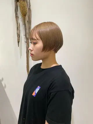 ショート garage.所属・吉田 慎冴/メンズパーマのヘアスタイル