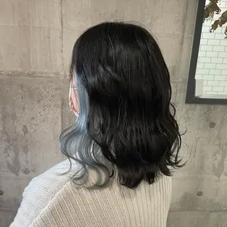 ミディアム カラー Hair Labo ASH所属・Hair Labo ASH  あみん♡のヘアスタイル