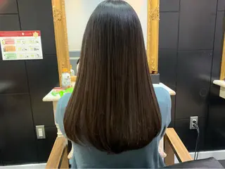 セミロング イケダ ハルカのヘアスタイル