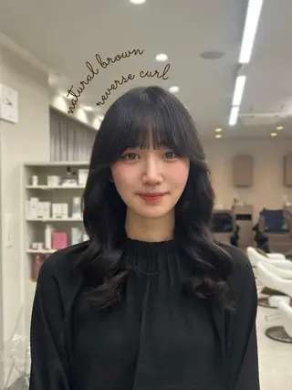 カラー 藤原 亜美果のヘアスタイル