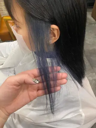 セミロング SALOWIN上野店所属・美髪ヘア 🤍erikaのヘアスタイル